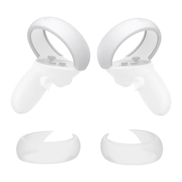 Controller Skyddskåpa Kiwi Design Q26-2.1 för Meta Quest 2 White
