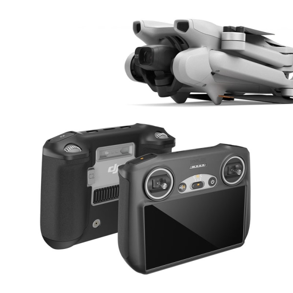 Silikone beskyttelsescover til DJI Mini 3 Pro/Mini 3 RC – skridsikkert design Sort