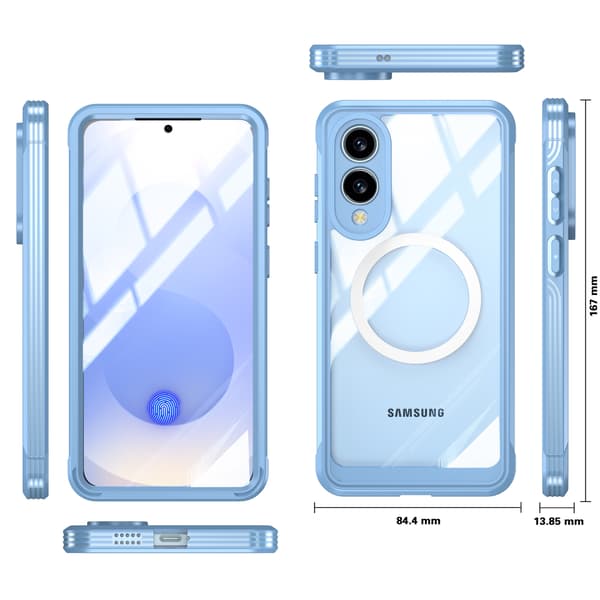 Stødsikkert cover til Samsung Galaxy S25 Edge Blue Blue