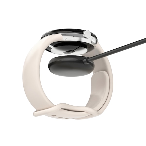 Google Pixel Watch-oplader, magnetisk opladningskabel til Pixel Watch 1. generation Sort