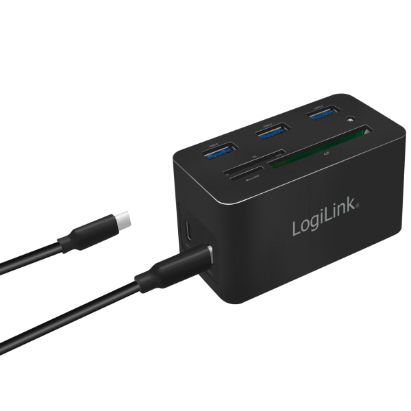LogiLink PC-/Mac-minidocka HDMI, USB-C, USB