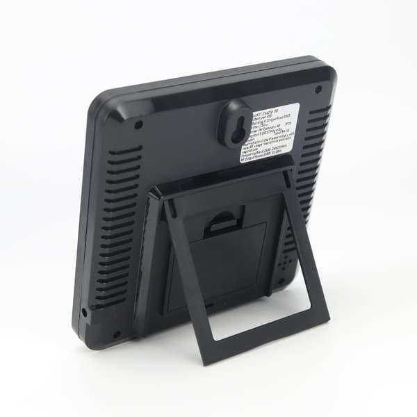 Digital termometer / hygrometer med 3 fjärrsensorer Black Black