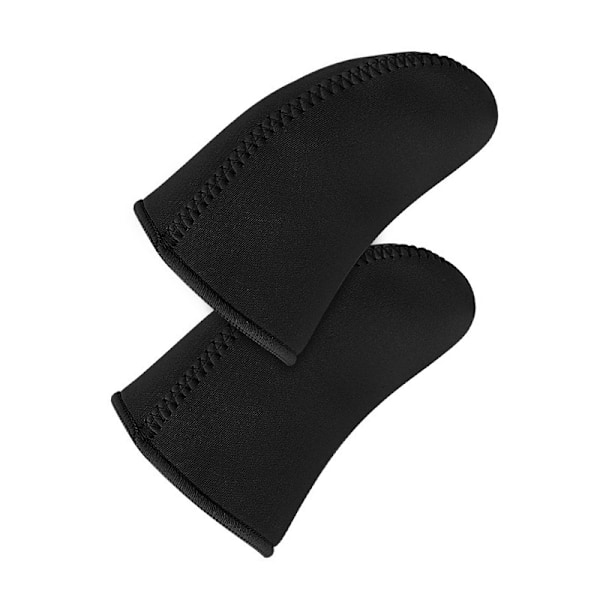 Neopren Half Palm Foot ärmar - Svart L