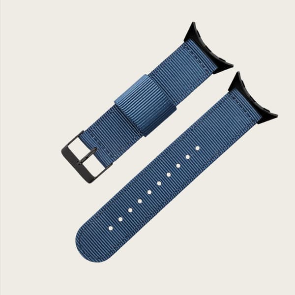 Nylon urrem til Google Pixel Watch 1/2/3 - 41mm Blue Blue