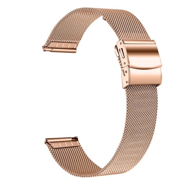 Klockarmband i rostfritt stål för Garmin Venu 3S / Forerunner 26 Rose guld