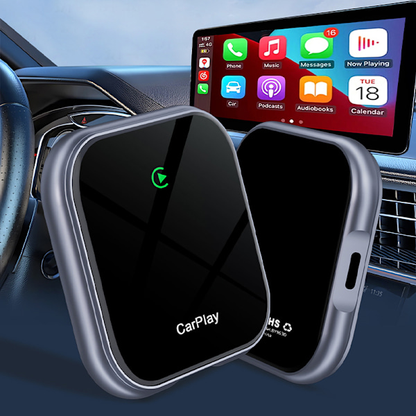 Trådlös CarPlay-adapter för bilar med trådbunden CarPlay