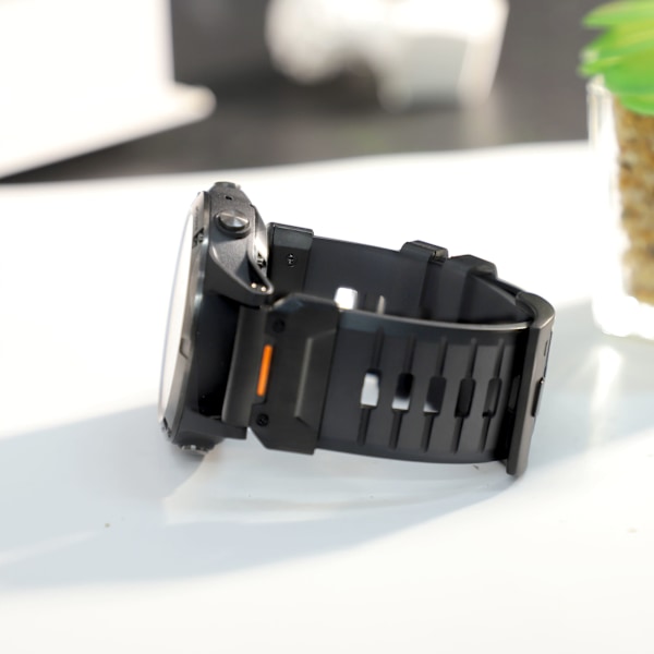 22 mm urrem til Garmin Fenix 3/5/5X/6X/7X Sort