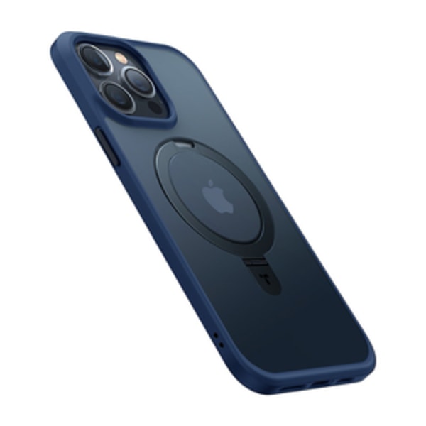 Torras telefonfodral UPRO Ostand Matte för iPhone 15 PRO (blå)
