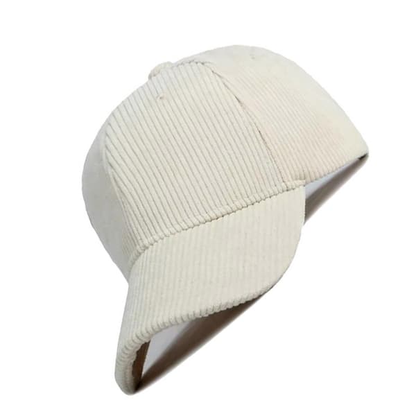 Corduroy Baseball Cap til Voksne (56-60cm) Beige Beige