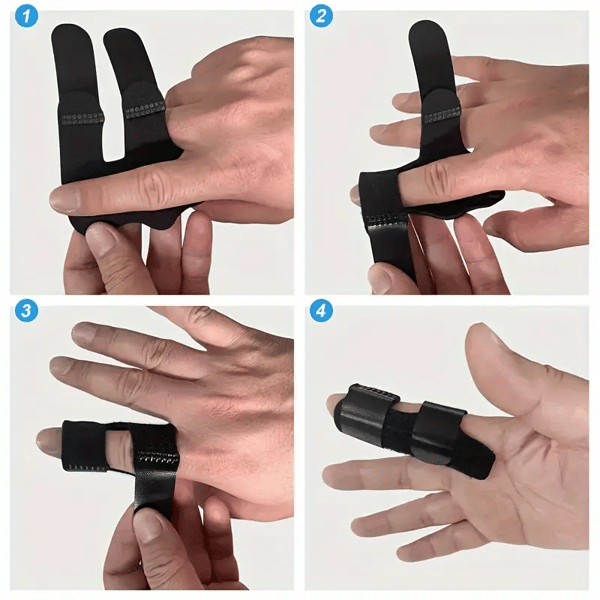 Sormituki / sormilakka tarranauhalla Black Black