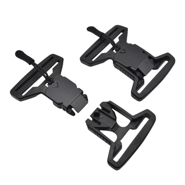 2 st Magnetiska Spännen Svarta - Snabbfäste för Väskor, Bälten och Taktisk Utrustning Model 7