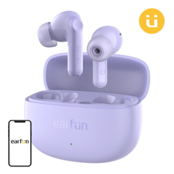 TWS EarFun Air life hörlurar (lila)