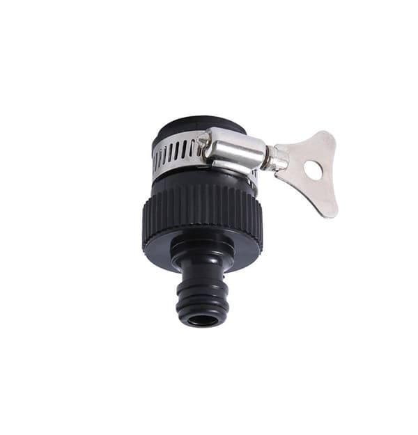 Universal vaskemaskineslange-stiksæt - 4 stk. Black Black