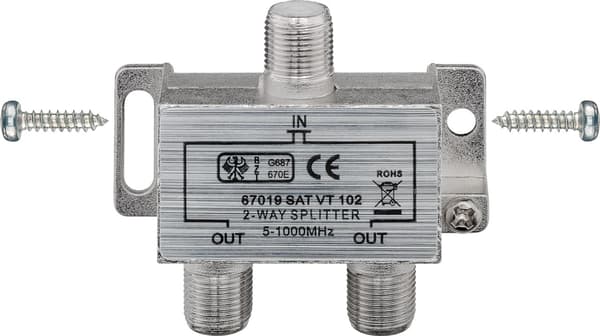 Terrestrisk splitter, 2 utgångar