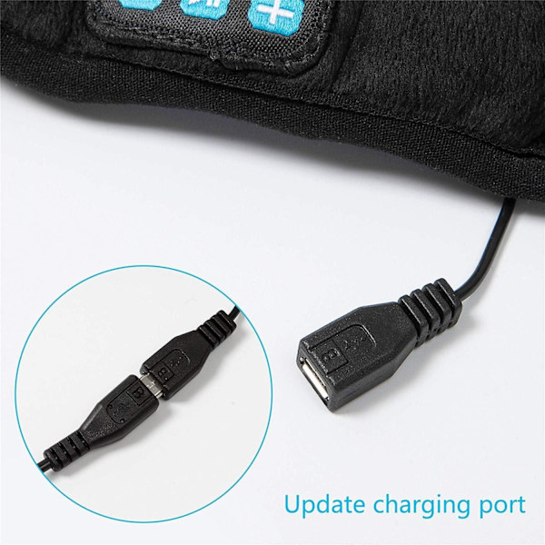Uninaamio kuulokkeilla Bluetooth 5.0 Musta