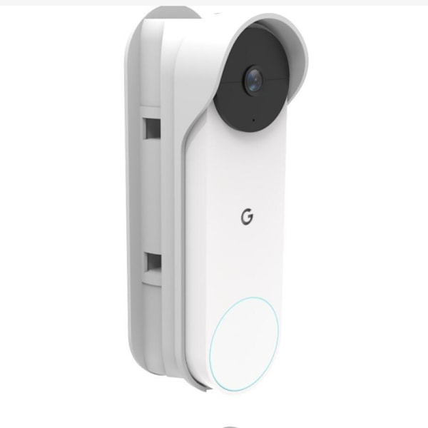Justerbart monteringsbeslag til Google Nest Doorbell Hvid