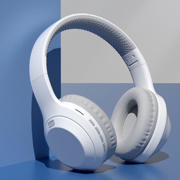 Trådlösa Bluetooth-hörlurar DR10 - Vitgrå