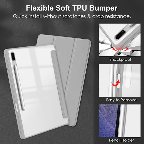 Taitettava kotelo Samsung Galaxy Tabille model 1 Musta