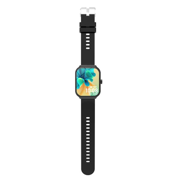Multifunktionell Smartwatch med Bluetooth-samtal och Hälsoövervakning, kompatibelt med Android och iOS Black Black
