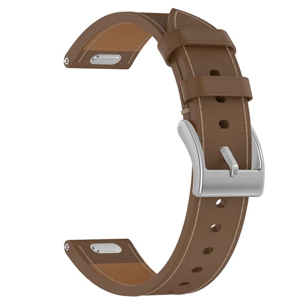 Premium læderrem til Huawei & Honor ure Brown 18 mm Brown 18 mm