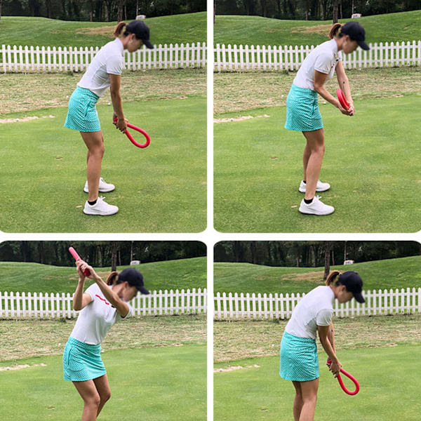 Golf Swing Trainer - Forbedre dit sving og tempo Rød