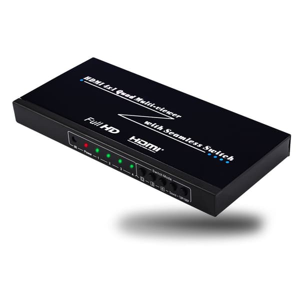 HDMI-Omkopplare, 4 in 1 ut - 1080P