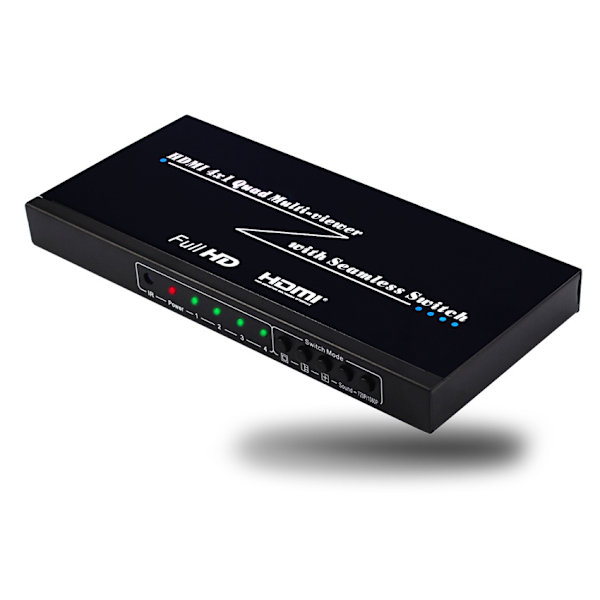 HDMI-switch, 4 ind 1 ud - 1080P