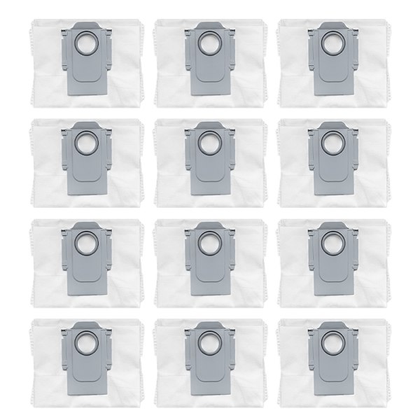 INF Dammsugarpåsar 12-pack Roborock S7 Maxv Ultra / S7 Pro Ultra / Q5 / Q5 Plus / Q7 / Q7 Plus / Q7 MAX / Q7 Max Plus