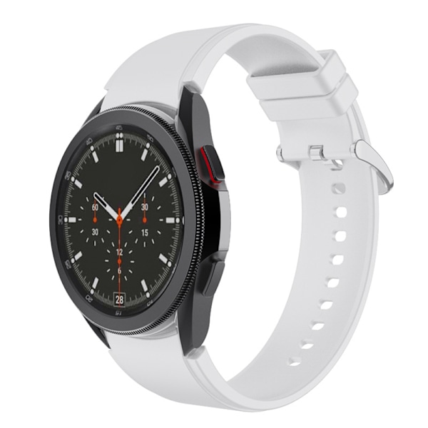 Silikone urrem til Samsung Galaxy Watch 4/5 - 20 mm - Hvid