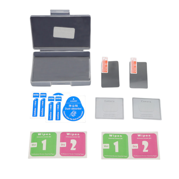 2 linsskydd, 2 skärmskydd för DJI OSMO Pocket 3