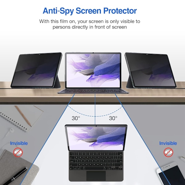 Samsung Galaxy Tab Privacy Skärmskydd Samsung Galaxy Tab S9
