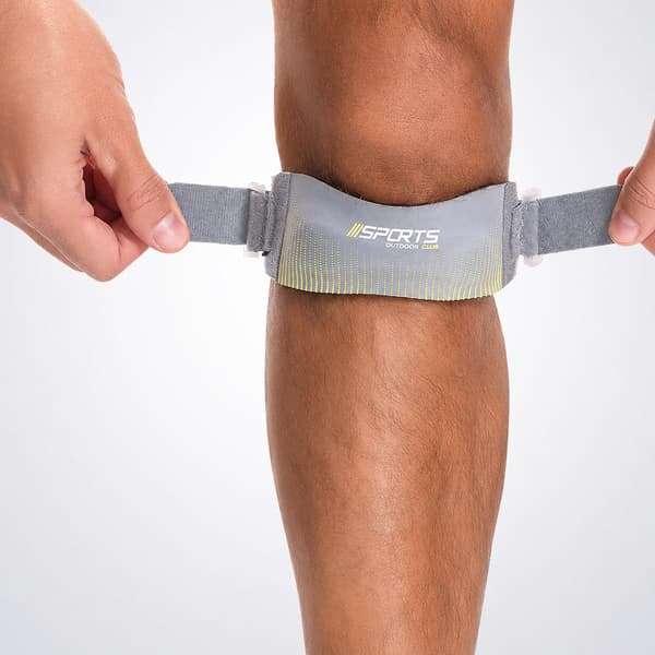 Justerbart knästöd för löpning och fitness Grey Grey
