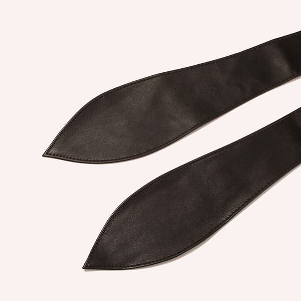 Leveä vyö, jossa rusettisolki Black Black