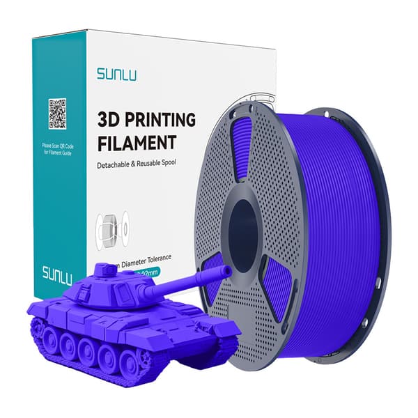 Sunlu PLA+ High-Speed Blue -filamentti 1.75 mm, sininen FDM-3D-tulostukseen
