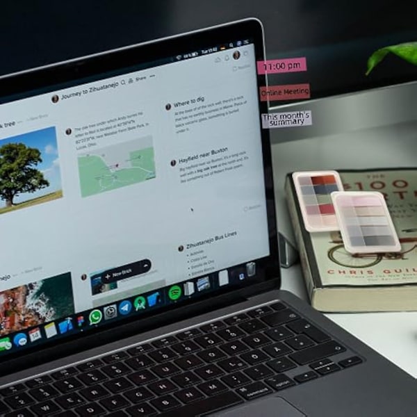 Fluorescerande Sticky Notes, klassificerade indexanteckningar med fodral