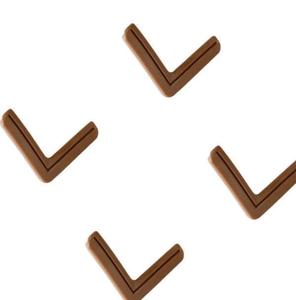 Säkerhetshörnskydd, kantskydd för möbler (4-pack) Brown Brown