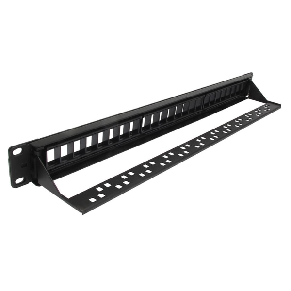 TRIAX Patch Panel 19" 1U Keystone CAT6 UTP 24 Portar