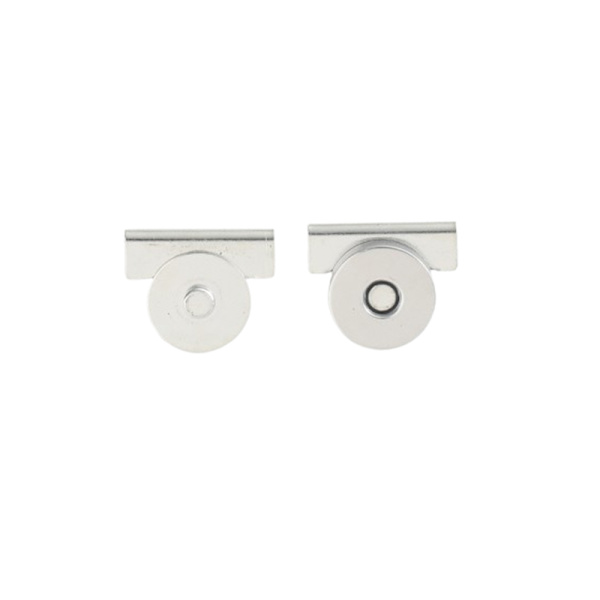 Magnetisk lås til tasker (10 stk.) Silver Silver