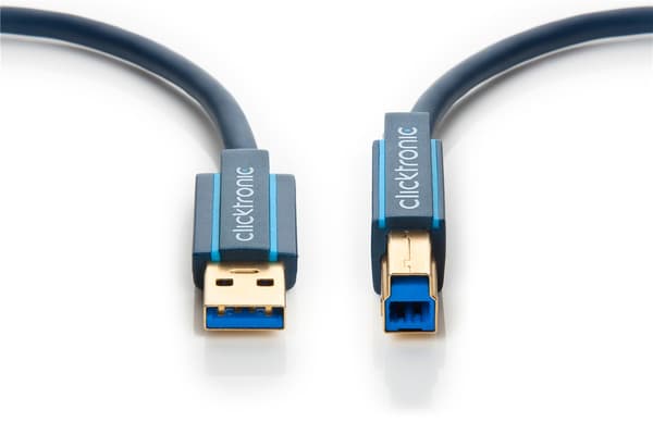 Sovitinkaapeli USB-A:sta USB-B 3.0:aan