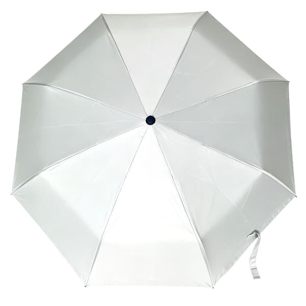 Automatisk foldbar paraply med UV-beskyttelse White White