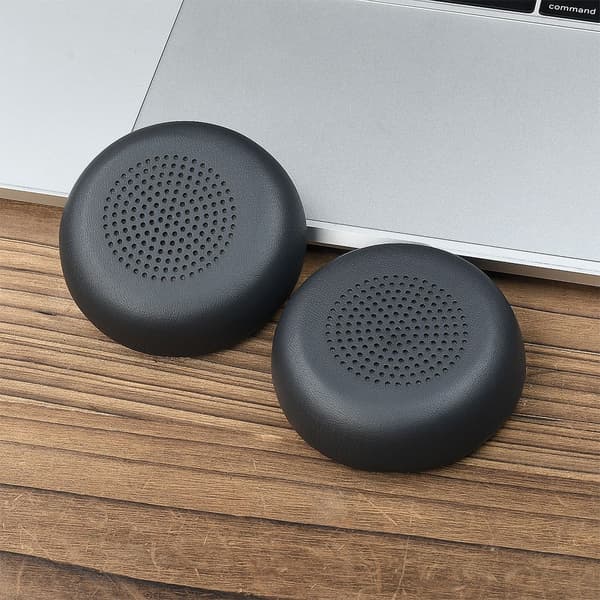 2 st Ersättningsöronkuddar Kompatibla med Logitech Zone Wireless 2 & Zone 950 Hörlurar - Svart