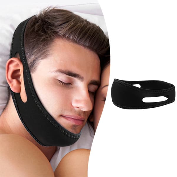 Hakband - Förhindra Snarkning, 2-pack Black Black