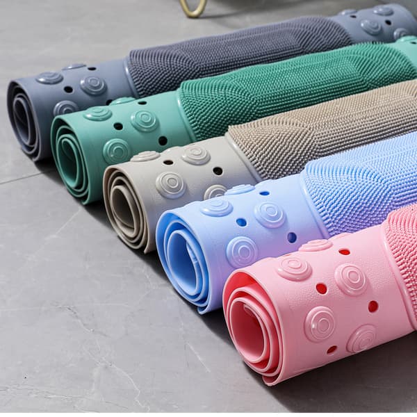 Skridsikker bademåtte, PVC bademåtte LightBlue S LightBlue S