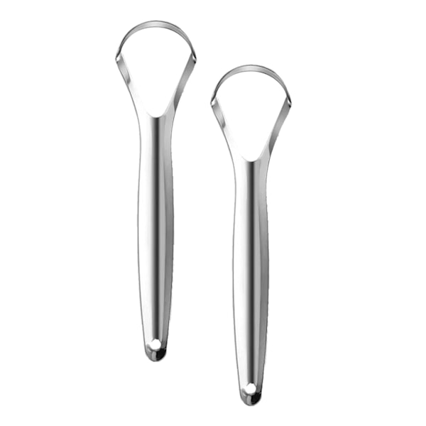 Tungskrapa rostfritt stål 2-pack Silver