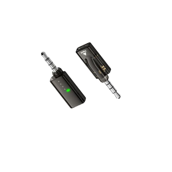 3,5 mm naar USB-C -adapter med inbyggd DAC-dekoder 16bit/48KHz, 40mW utgång, svart