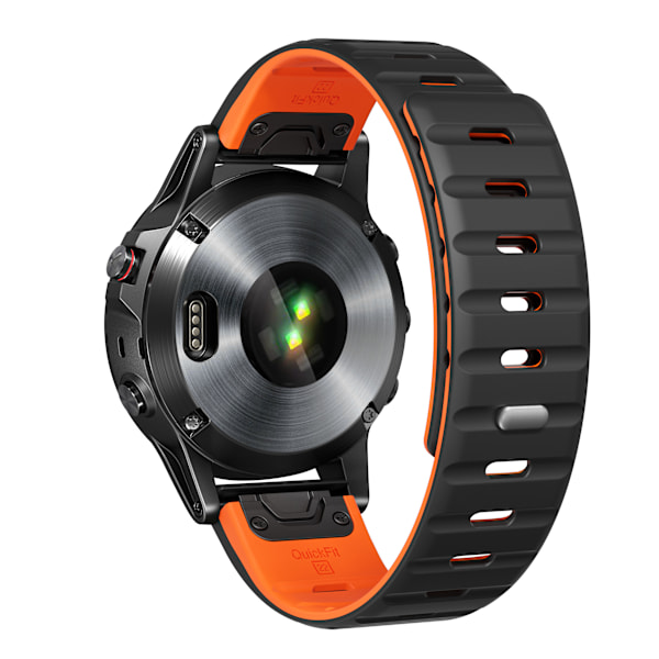 Garmin N54 Norman magnetisk urrem Sort+orange 26 mm