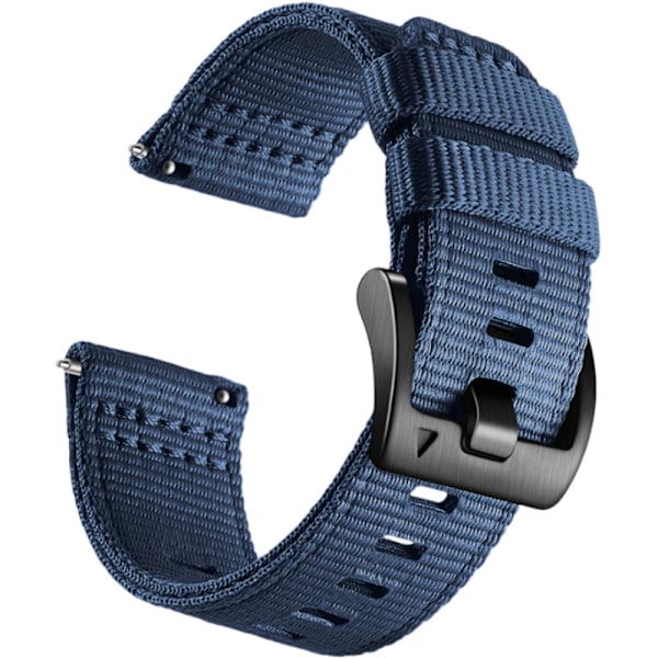 Nylon Klockarmband för Garmin Forerunner 255/265/245 Smartwatch Blå M