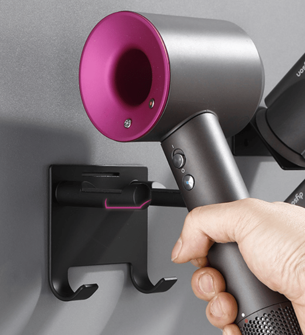 Universalholder til hårtørrer Black Black