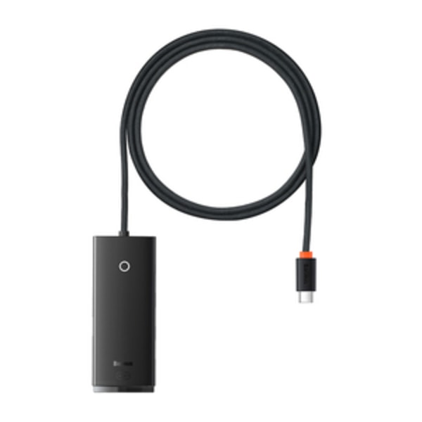 Baseus Lite Series Hub 4in1 USB-C till 4x USB 3.0 + USB-C, 1m (svart)