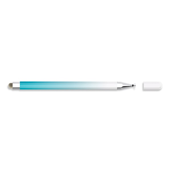 Universell Stylus Penna för Pekskärmar - Vit Blå Gradient